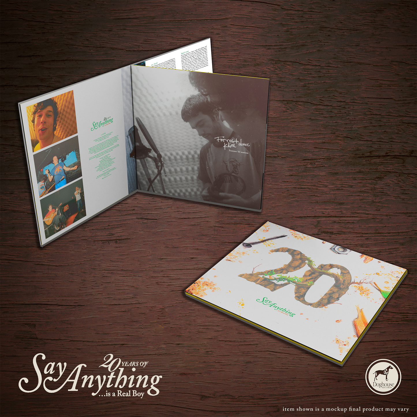 Say Anything - ...Is a Real Boy 20 Year Anniversary 3XLP Edition - Hardwood Vinyl Edition