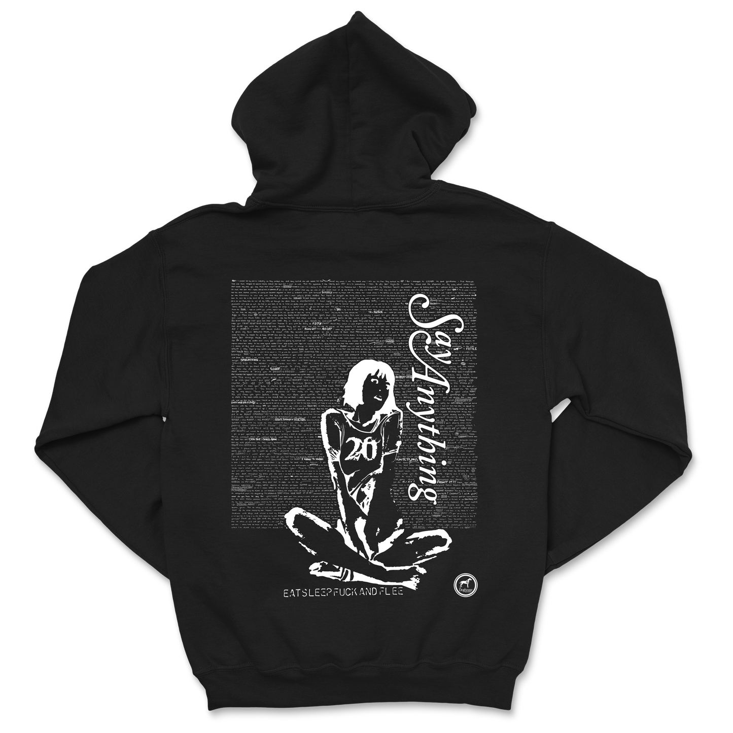 Say Anything - Lyrics Hoodie (Pre-Order)