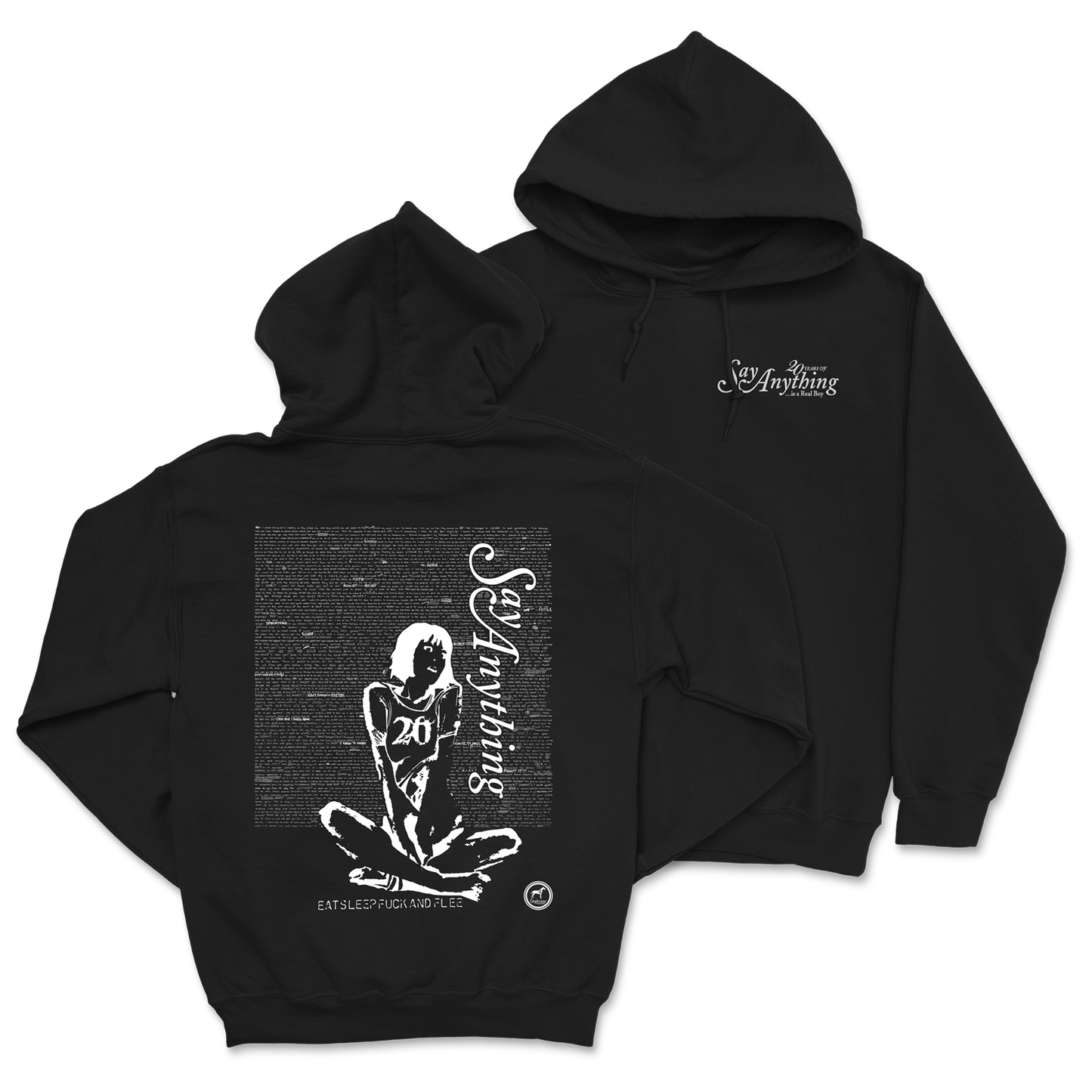 Say Anything - Lyrics Hoodie (Pre-Order)